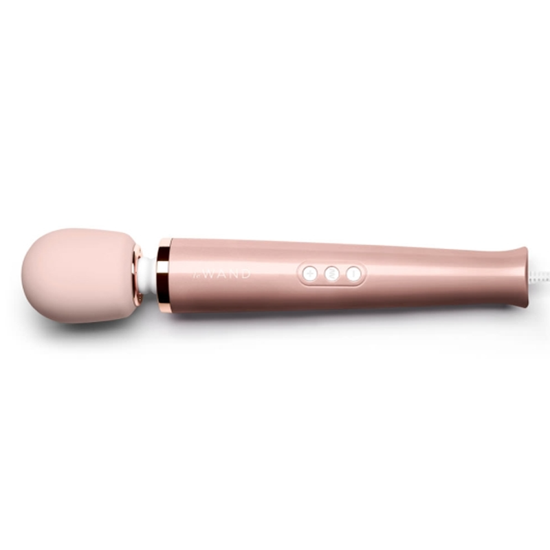 Plug-In Vibrating Massager - Rose Gold - Red Velvet Boutique