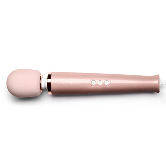 Plug-In Vibrating Massager - Rose Gold - Red Velvet Boutique