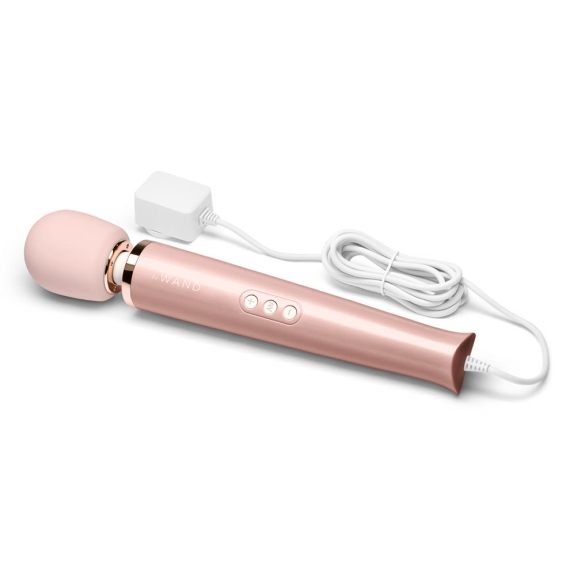 Plug-In Vibrating Massager - Rose Gold - Red Velvet Boutique