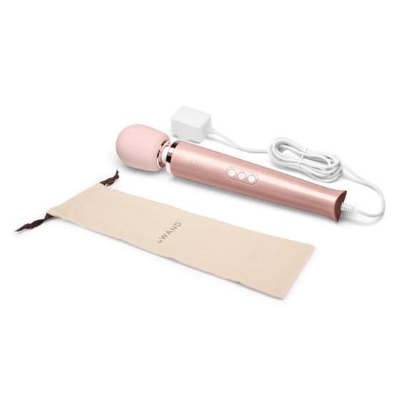 Plug-In Vibrating Massager - Rose Gold - Red Velvet Boutique