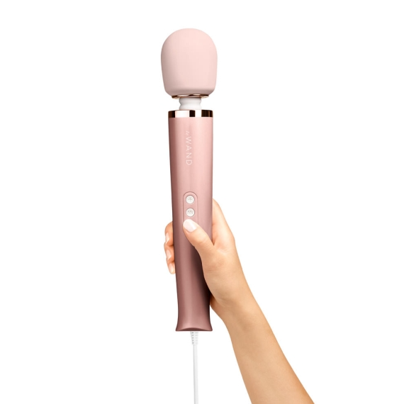 Plug-In Vibrating Massager - Rose Gold - Red Velvet Boutique