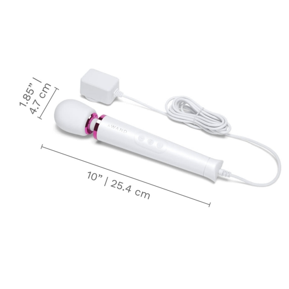 Powerful Petite Plug-In Massager - White - Red Velvet Boutique
