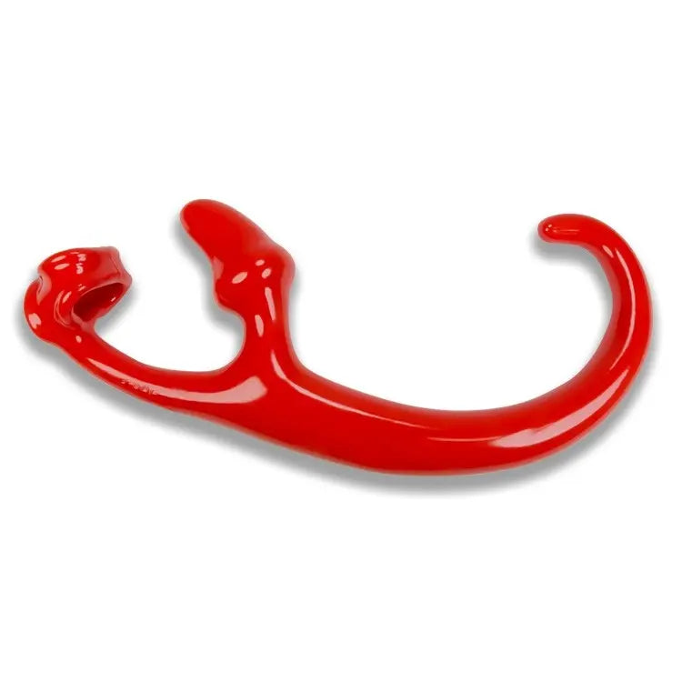 ALIEN TAIL, butt plug + sling, RED OXBALLS