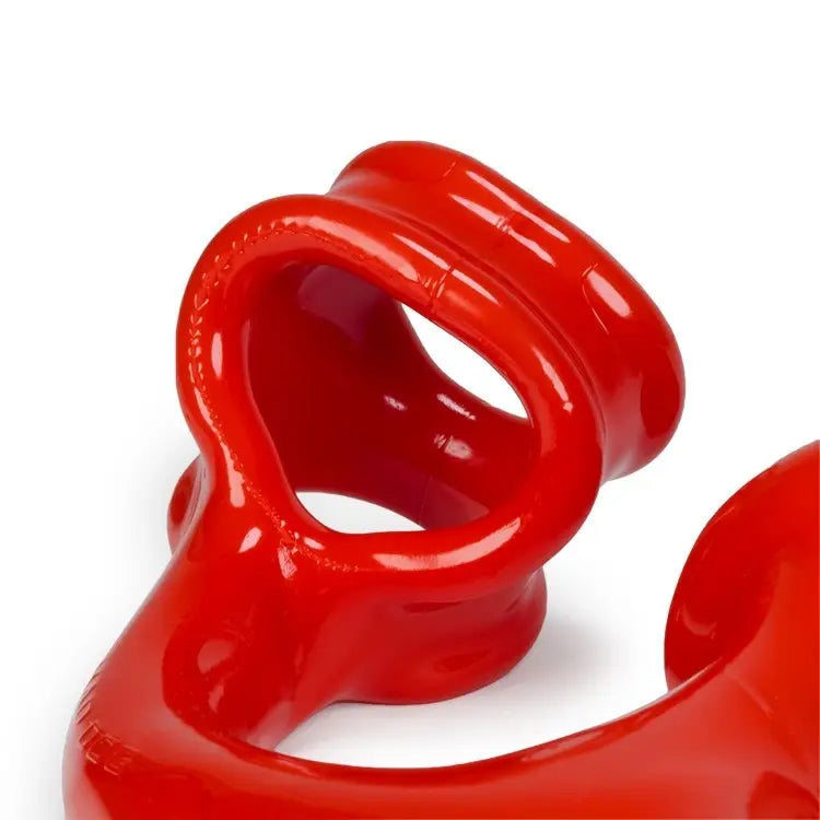 ALIEN TAIL, butt plug + sling, RED OXBALLS