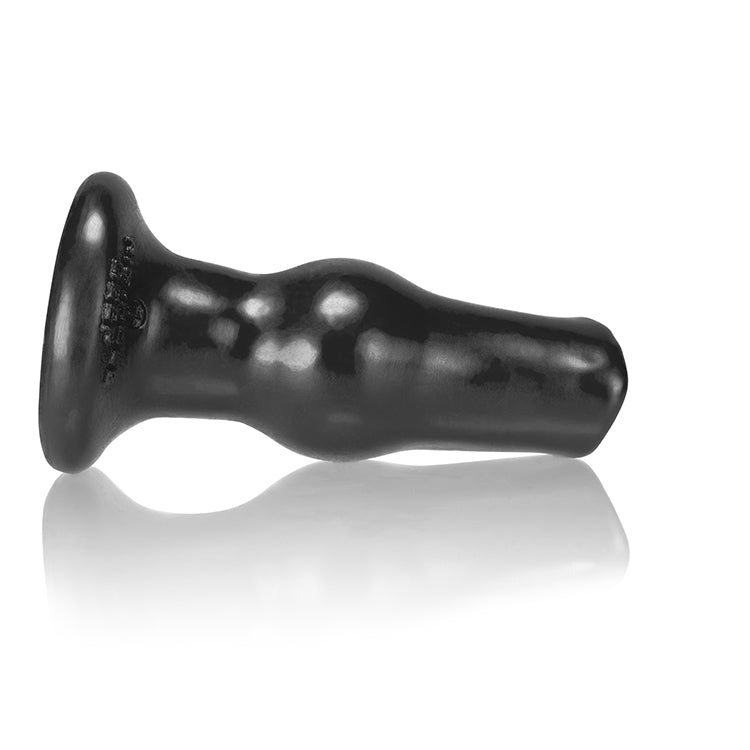 PIGHOLE DEEP-1, hollow plug - BLACK - SMALL - Red Velvet Boutique