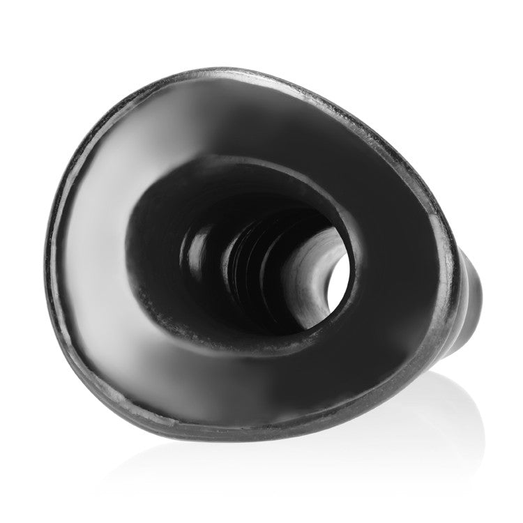 PIGHOLE DEEP-1, hollow plug - BLACK - SMALL - Red Velvet Boutique