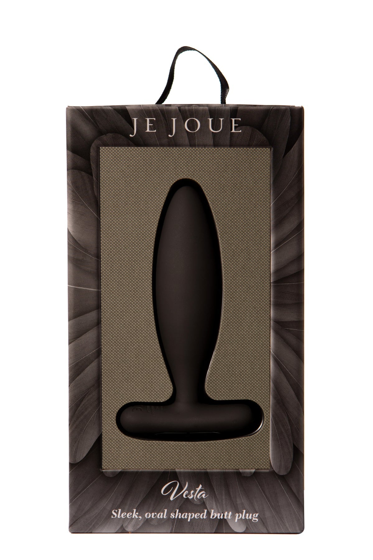 Vesta Vibrating Butt Plug Black - Red Velvet Boutique