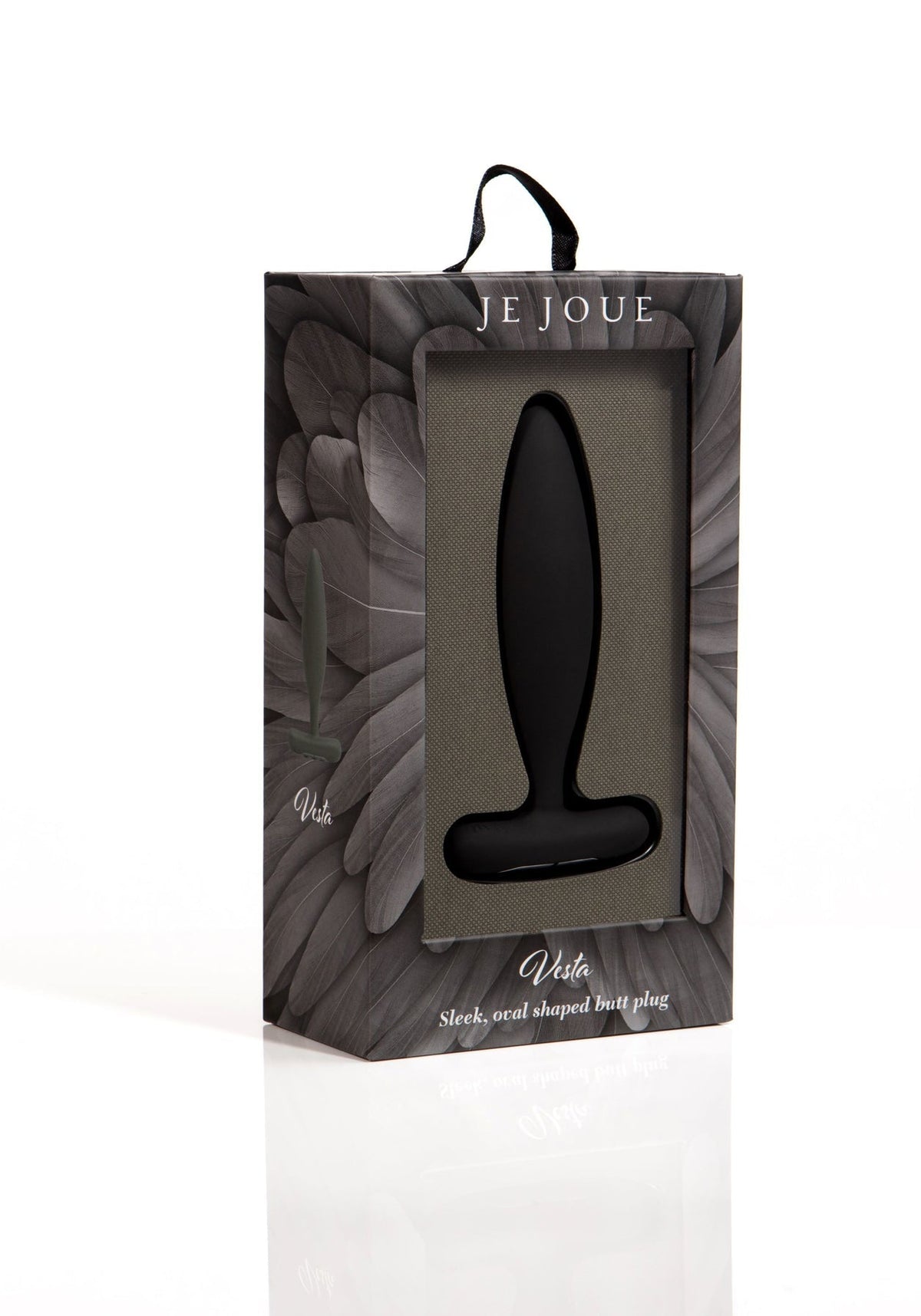 Vesta Vibrating Butt Plug Black - Red Velvet Boutique