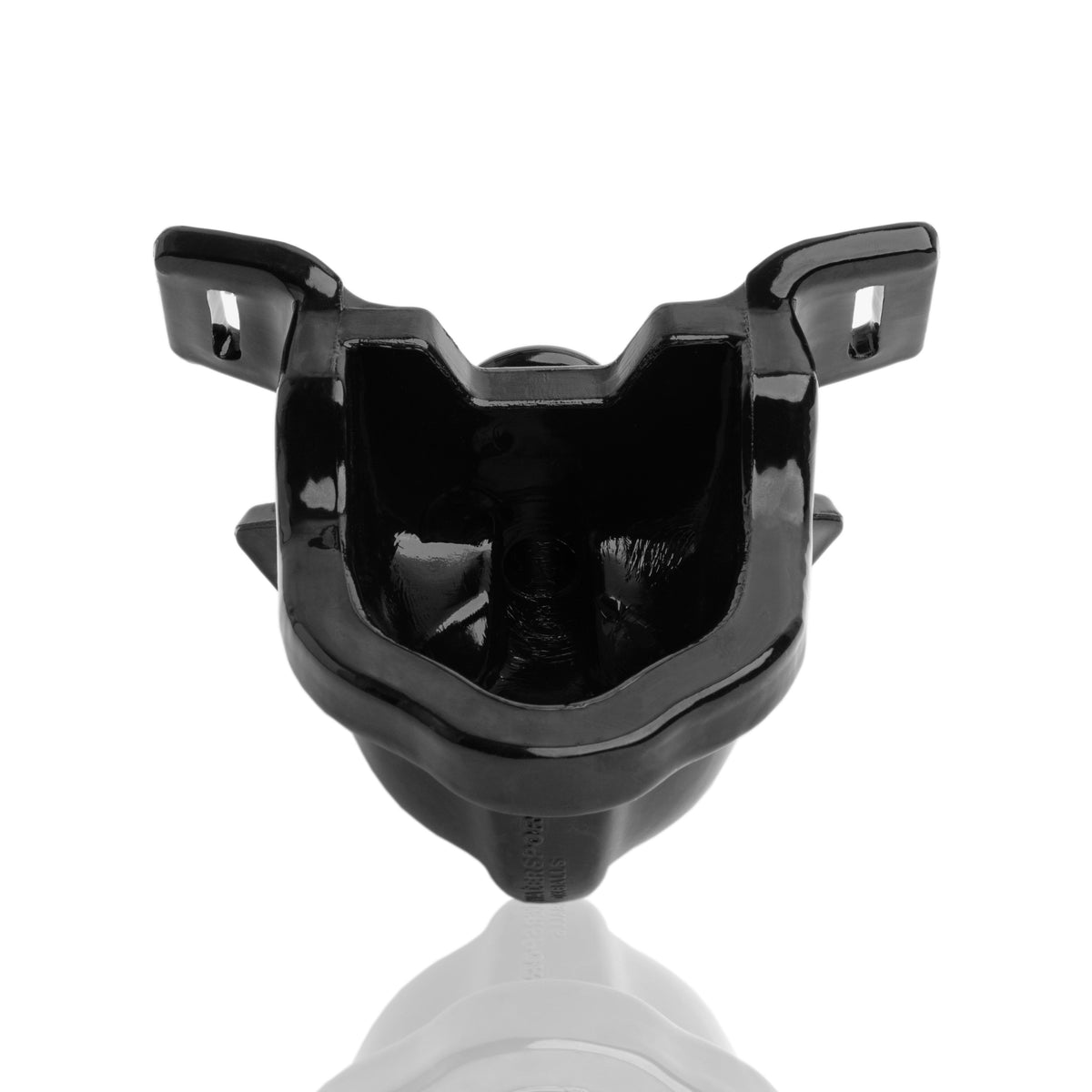 WATERSPORT strap-on gag BLACK - Red Velvet Boutique
