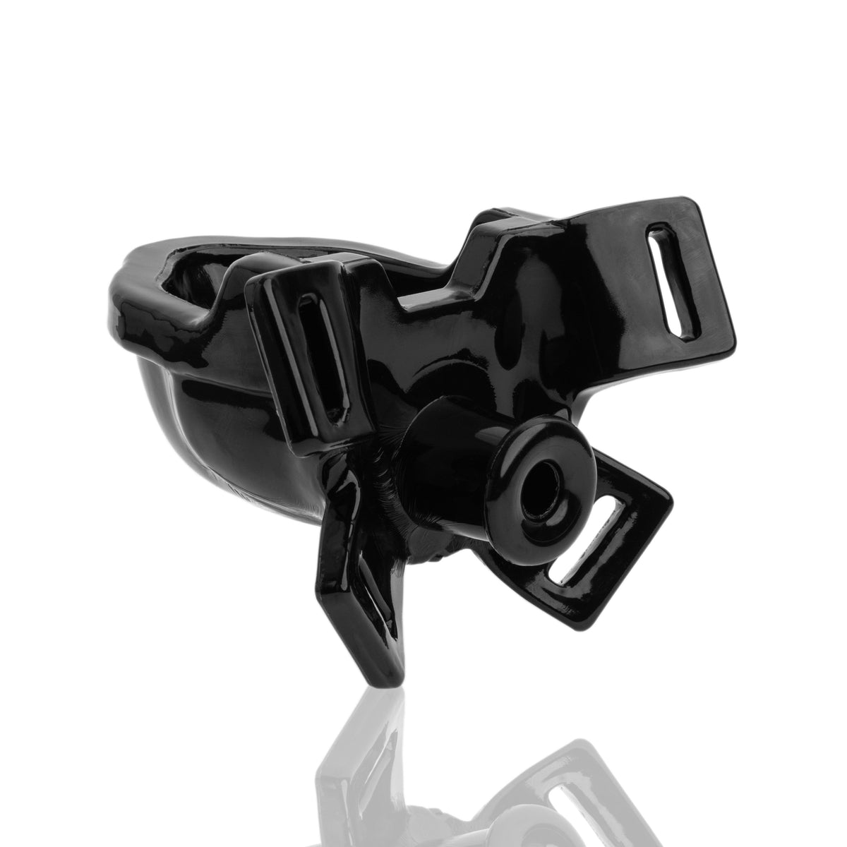 WATERSPORT strap-on gag BLACK - Red Velvet Boutique