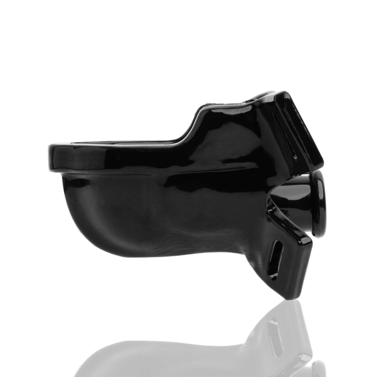 WATERSPORT strap-on gag BLACK - Red Velvet Boutique